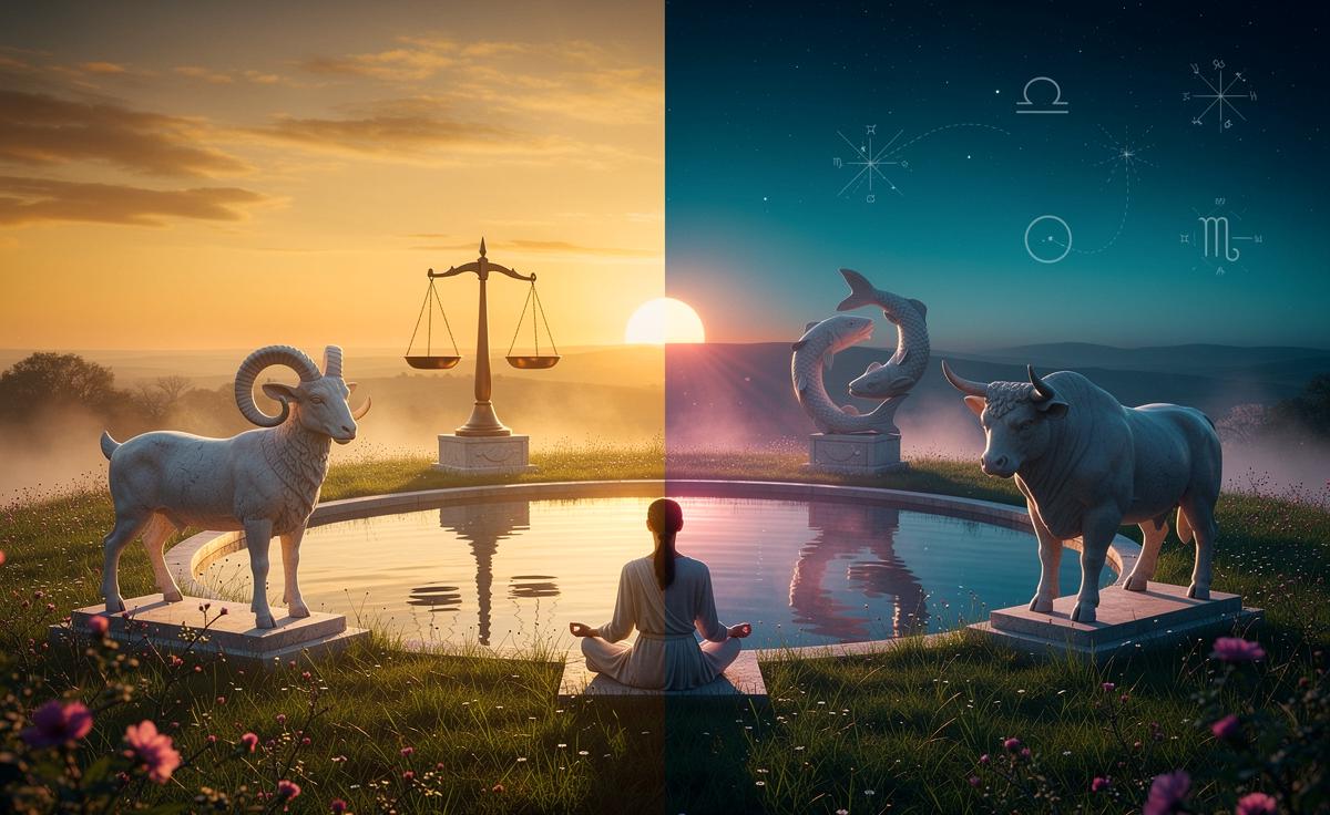 4 Sternzeichen finden am 21. März 2026 innere Ruhe und Balance